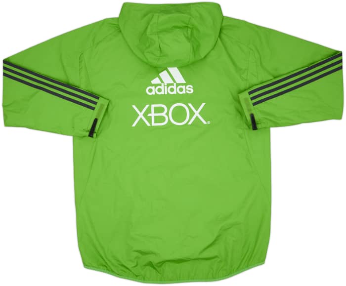 2012 Seattle Sounders adidas Chaqueta impermeable con capucha - 9/10 - (XXL)