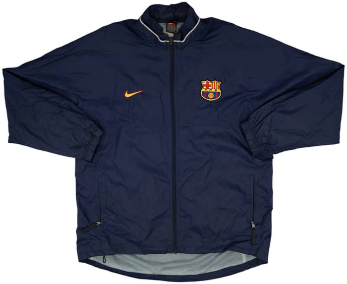 2000-01 Barcelona Nike Hooded Rain Jacket - 8/10 - (XL)