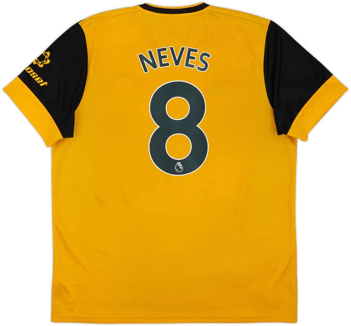2020-21 Wolves Home Shirt Neves #8 - 7/10 - (XL)