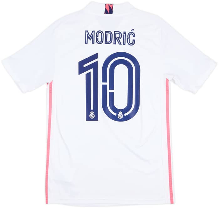 2020-21 Real Madrid Home Shirt Modric #10 - 8/10 - (S)