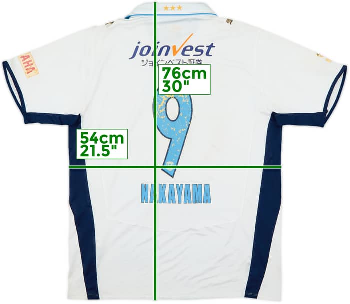 Camiseta de visitante del Jubilo Iwata 2008 Nakayama #9 - 4/10 - (L)