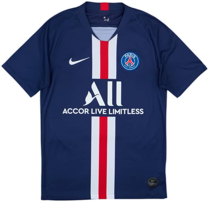 2019-20 Paris Saint-Germain Home Shirt Mbappe #7 - 9/10 - (S)