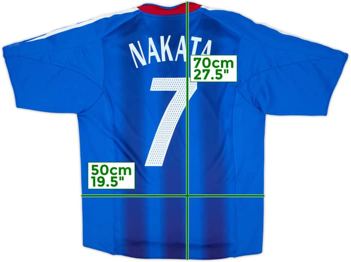 2004-06 Japan Home Shirt Nakata #7 - 7/10 - (M)