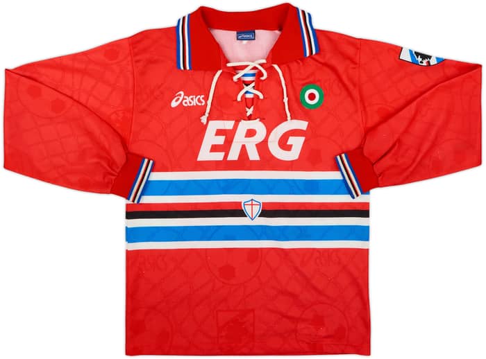 1994-95 Sampdoria Third L/S Shirt #6 - 6/10 - (S)