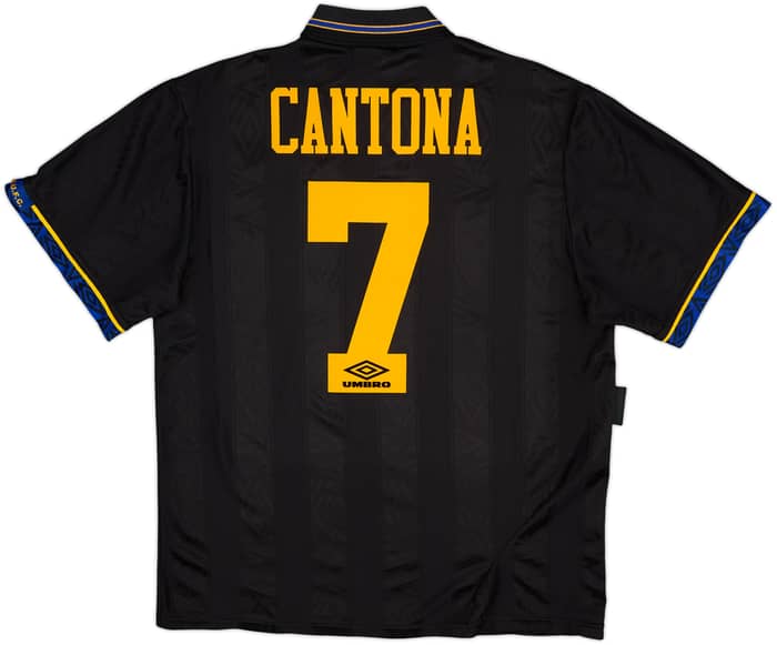 1993-95 Manchester United Away Shirt Cantona #7 - 6/10 - (L)