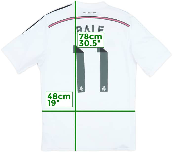 2014-15 Real Madrid Home Shirt Bale #11 - 7/10 - (L)