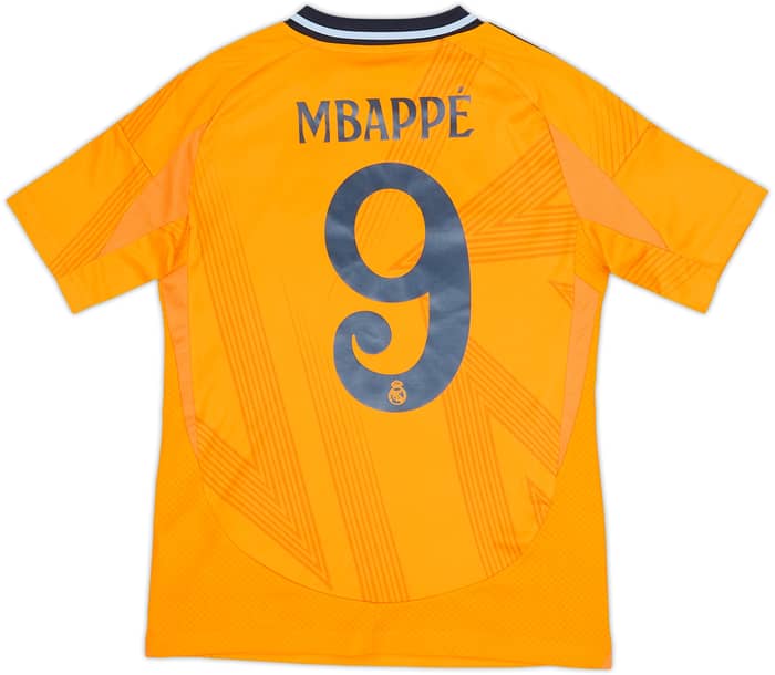2024-25 Real Madrid Away Shirt Mbappe #9 - 10/10 - (S.Boys)