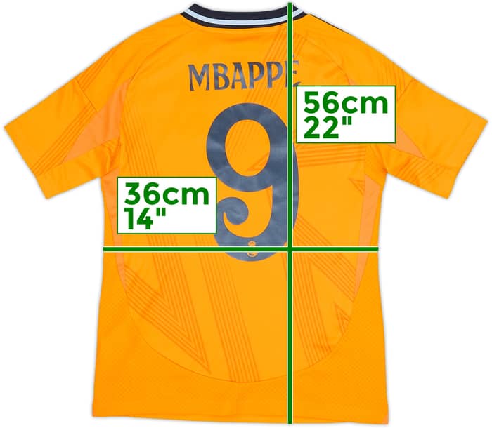 2024-25 Real Madrid Away Shirt Mbappe #9 - 10/10 - (S.Boys)