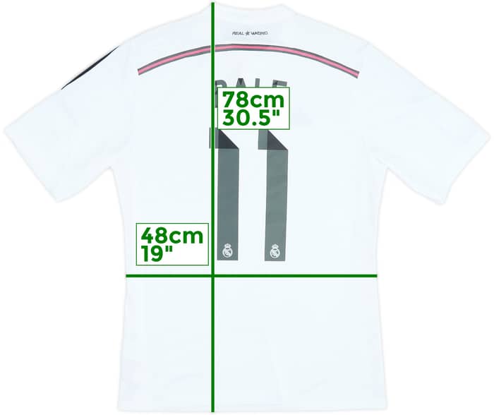2014-15 Real Madrid Home Shirt Bale #11 - 6/10 - (L)