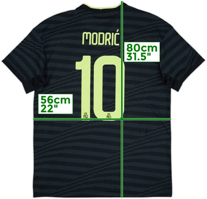 Camiseta de la tercera equipación del Real Madrid 2022-23 Modric #10 (L)