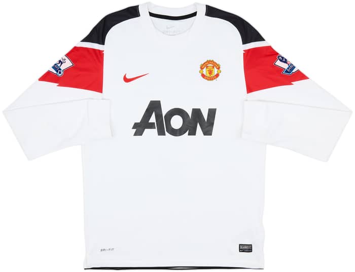 2010-12 Manchester United Away L/S Shirt Berbatov #9 - 8/10 - (M)