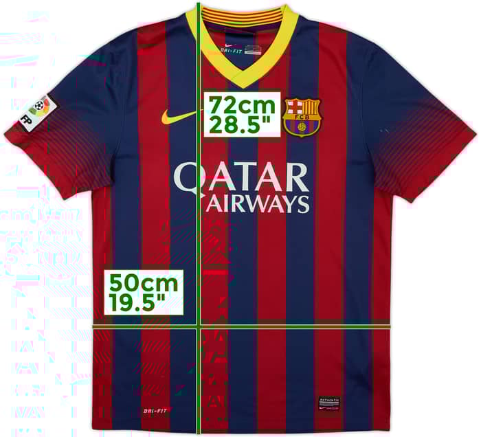 2013-14 Barcelona Home Shirt - 5/10 - (M)