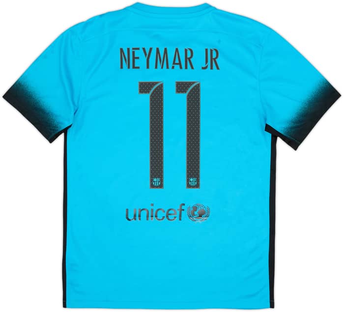 2015-16 Barcelona Third Shirt Neymar Jr #11 - 7/10 - (M)