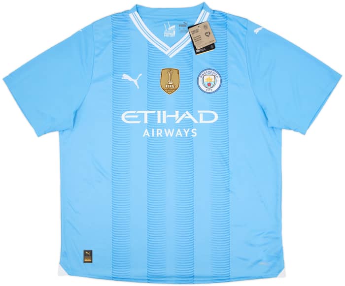 2023-24 Manchester City Home Shirt Haaland #9 (XXL)