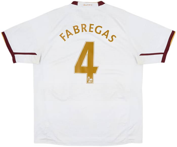 2007-08 Arsenal Away Shirt Fabregas #4 - 7/10 - (L)