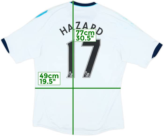 2012-13 Chelsea Away Shirt Hazard #17 - 4/10 - (L)