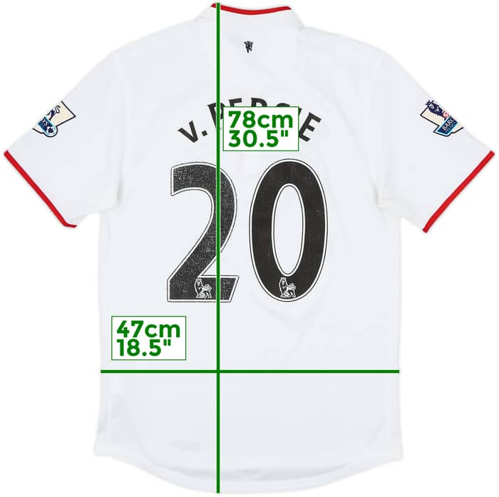 2012-14 Manchester United Camiseta de Visitante v.Persie #20 - 6/10 - (M)