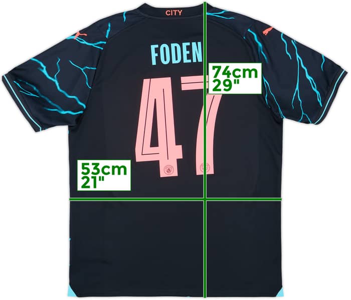 2023-24 Manchester City Third Shirt Foden #47 - 10/10 - (L)