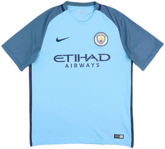 2016-17 Manchester City Home Shirt De Bruyne #17 - 6/10 - (L)