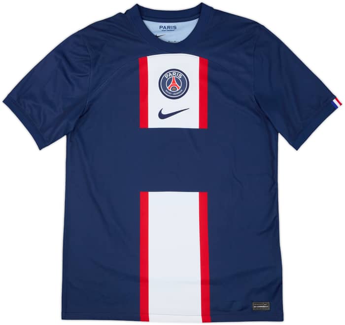 Camiseta de local del Paris Saint-Germain 2022-23 Mbappe #7 - 10/10 - (M)