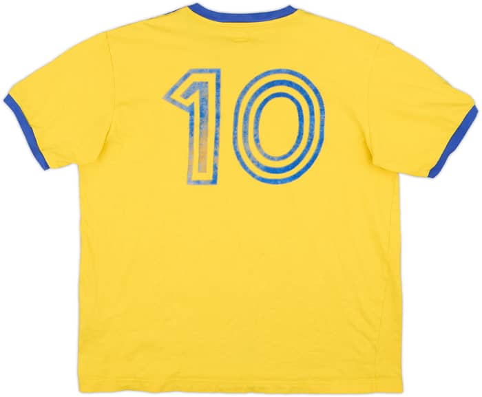 2006 Sweden adidas Originals Retro '1974' Home Shirt #10 #10 (Edstrom) - 6/10 - (M)