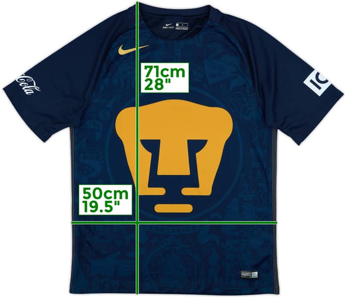 2016-17 UNAM Pumas Away Shirt - 8/10 - (M)