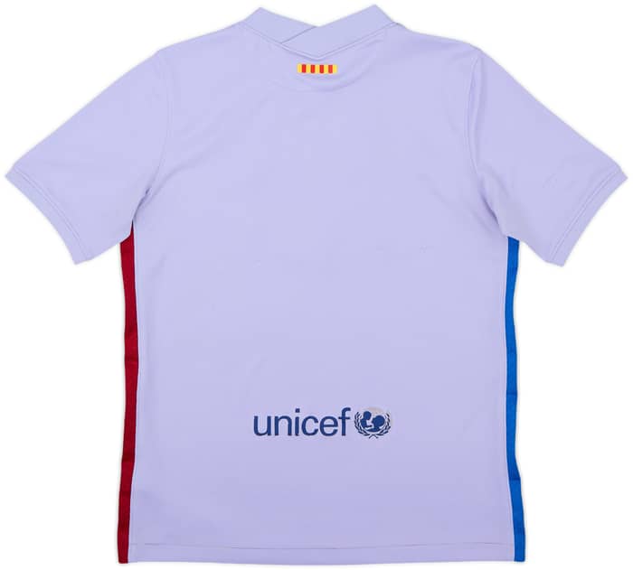 2021-22 Barcelona Away Shirt - 6/10 - (XL.Boys)