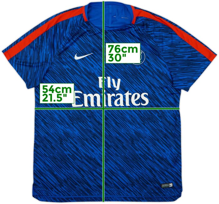 2018-19 Paris Saint-Germain Nike Training Shirt - 8/10 - (XL)