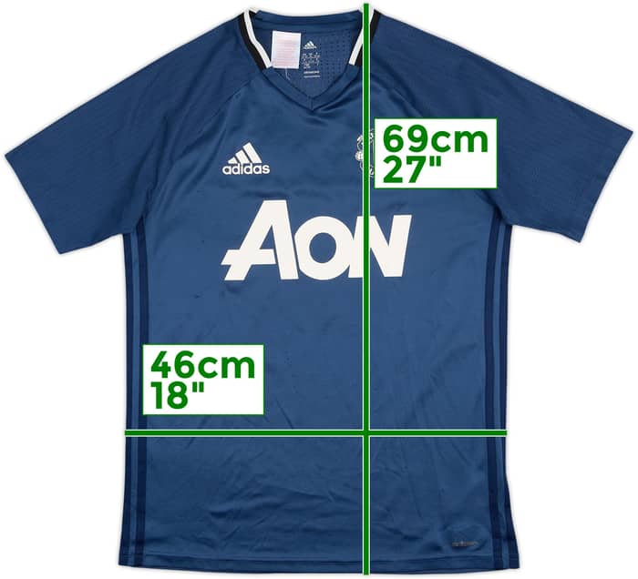 2016-17 Manchester United adizero Training Shirt - 7/10 - (XL.Boys)