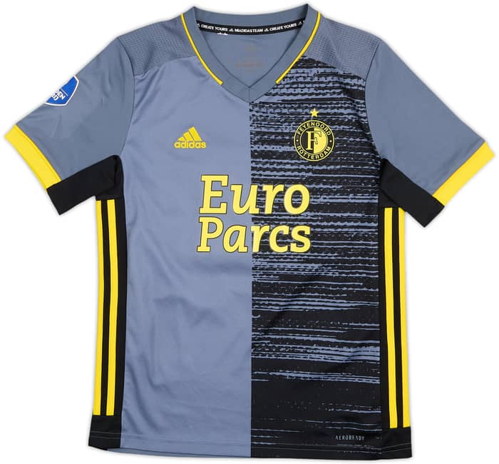 Camiseta de visitante del Feyenoord 2021-22 Sem #22 - 8/10 - (Niños M)