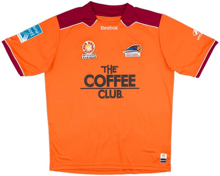 2009-11 Brisbane Roar Home Shirt Van Dijk #9 - 8/10 - (L)
