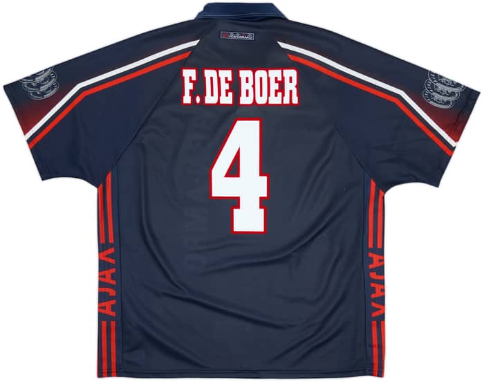 1997-98 Ajax Away Shirt F.De Boer #4 - 10/10 - (XL)