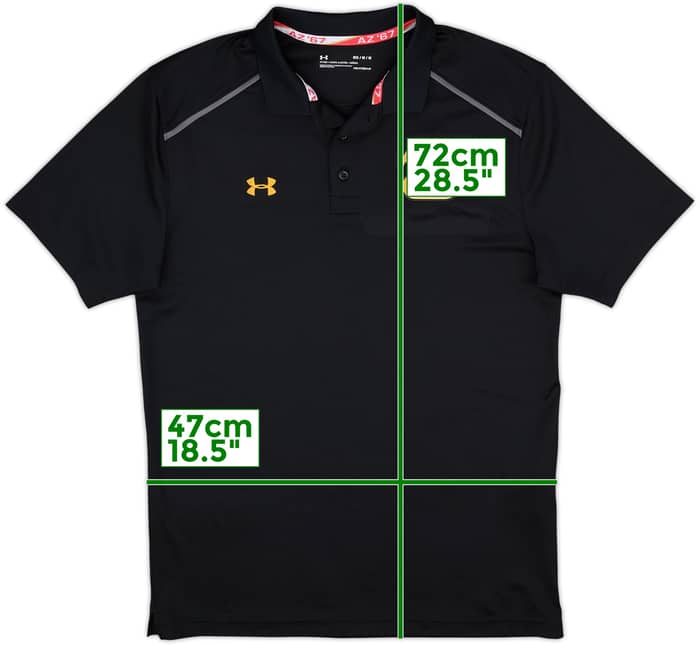Polo Under Armour del AZ Alkmaar 2017-18 - 8/10 - (M)