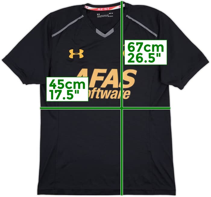 2017-18 AZ Alkmaar Under Armour Camiseta de Entrenamiento - 8/10 - (M)