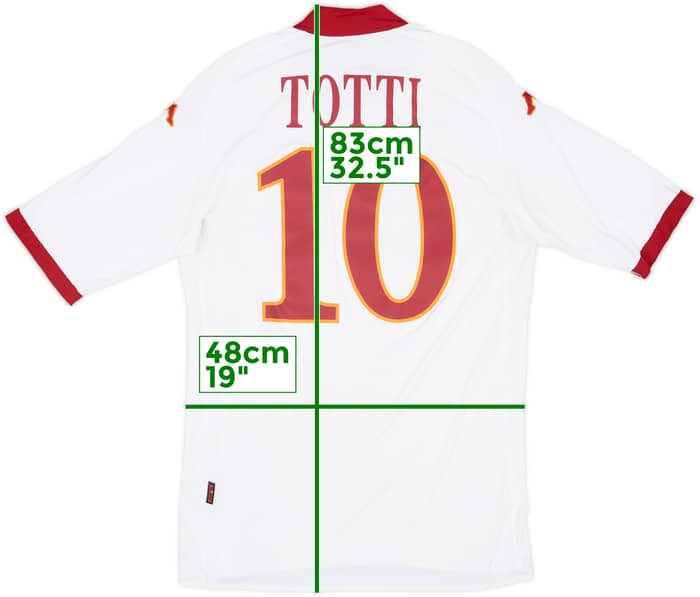 Camiseta de visitante de la Roma 2009-10 Totti #10 - 8/10 - (XL)