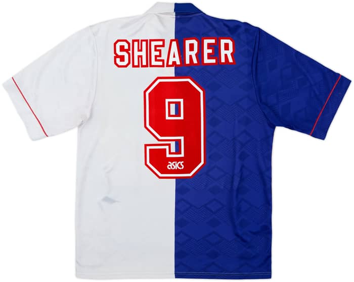1992-94 Blackburn Home Shirt Shearer #9 - 6/10 - (M/L)