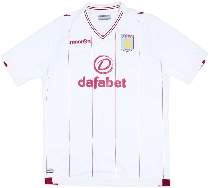 2014-15 Aston Villa Away Shirt Grealish #40 - 9/10 - (XXL)