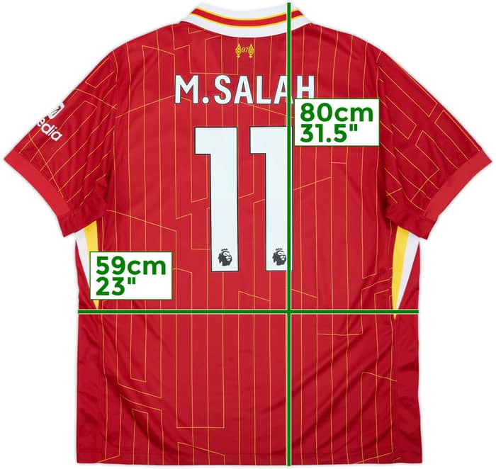 2024-25 Liverpool Home Shirt M.Salah #11 - 9/10 - (XL)