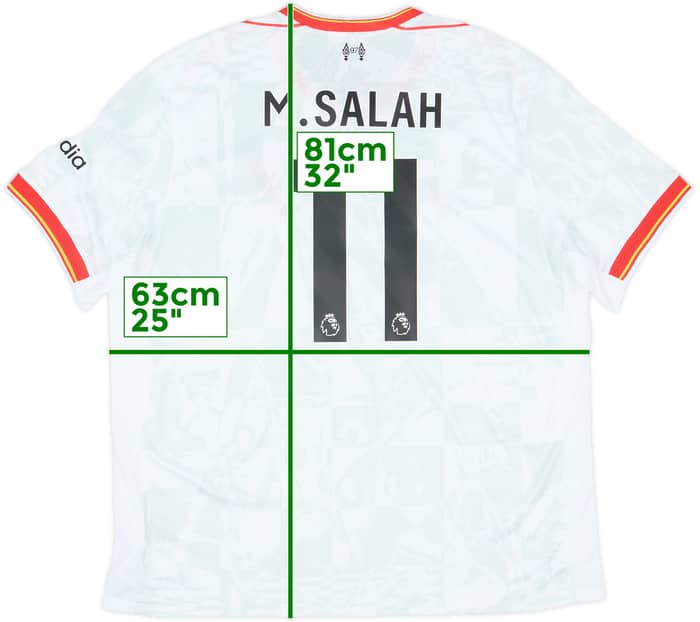 2024-25 Liverpool Third Shirt M.Salah #11 - 10/10 - (XXL)