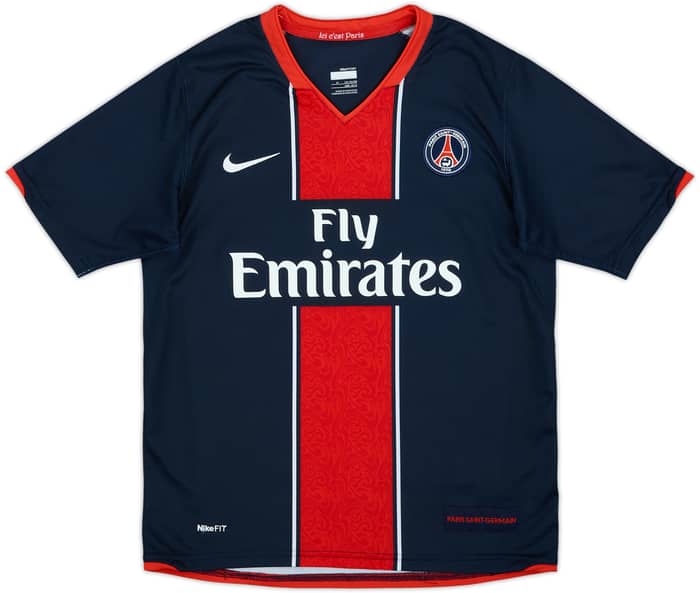 2007-08 Paris Saint-Germain Home Shirt - 9/10 - (M.Boys)
