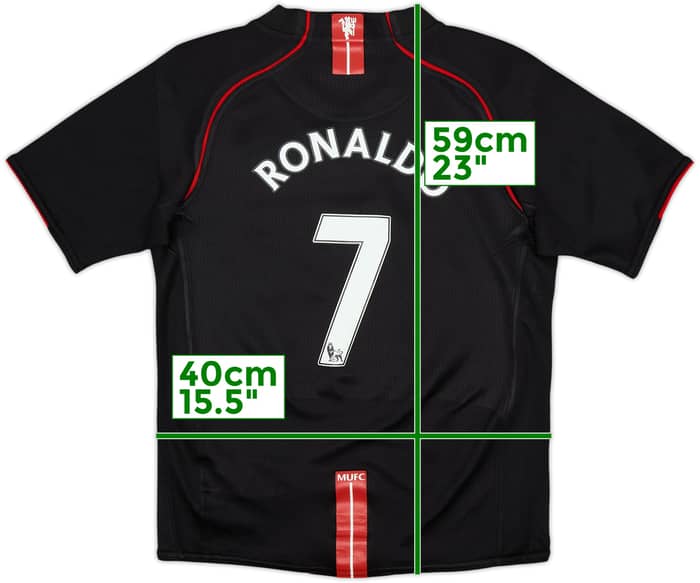 2007-08 Manchester United Away Shirt Ronaldo #7 - 9/10 - (L.Boys)