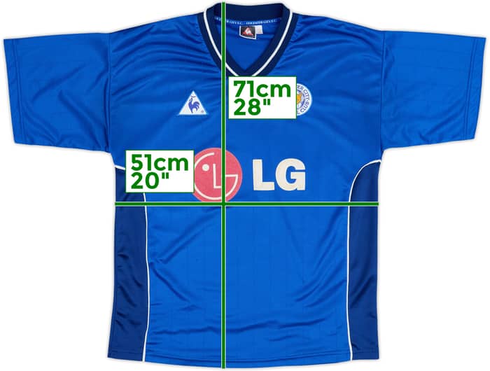 2002-03 Leicester Home Shirt - 8/10 - (M)