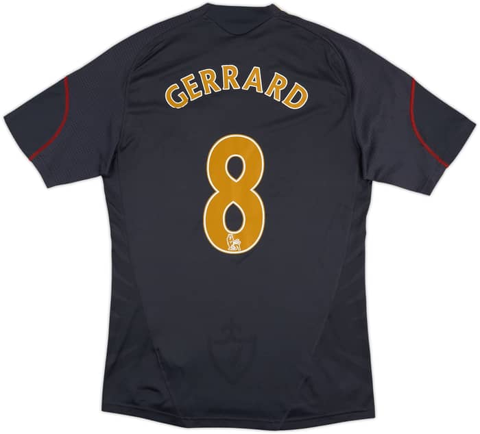 2009-10 Liverpool Camiseta Visitante Gerrard #8 - 5/10 - (M)