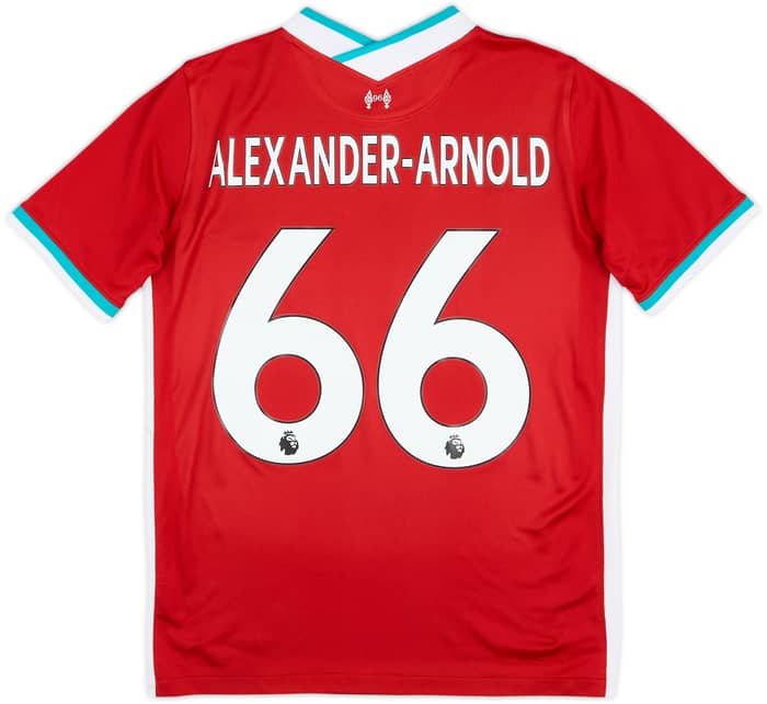 2020-21 Liverpool Home Shirt Alexander-Arnold #66 - 8/10 - (XL.Boys)