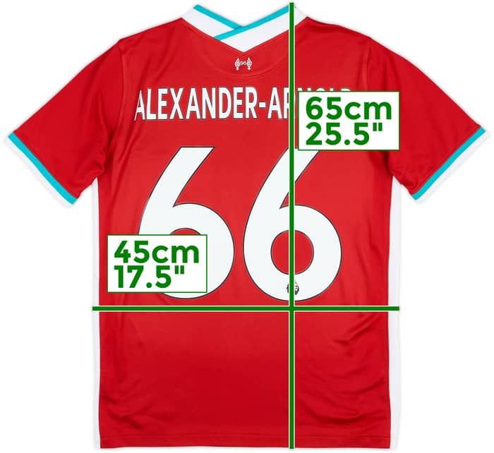 2020-21 Liverpool Home Shirt Alexander-Arnold #66 - 8/10 - (XL.Boys)