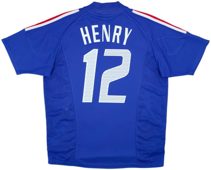 2002-04 France Home Shirt Henry #12 - 6/10 - (M)