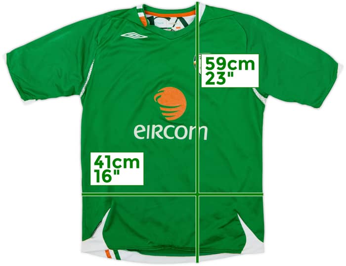 2006-08 Ireland Home Shirt - 8/10 - (L.Boys)