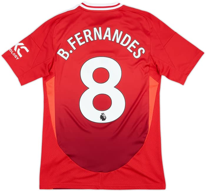 2024-25 Manchester United Home Shirt B.Fernandes #8 - 10/10 - (S)