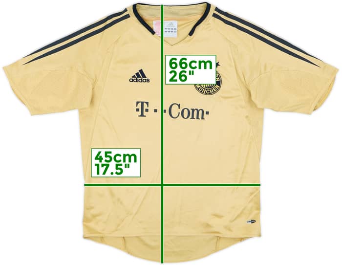 2004-05 Bayern Munich Camiseta Visitante - 8/10 - (L.Boys)