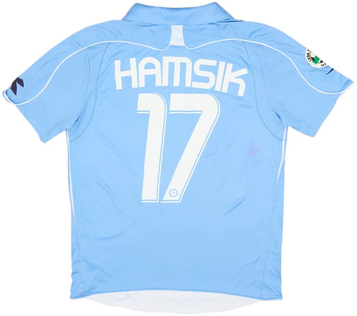 2008-09 Napoli Signed Home Shirt Hamsik #17 - 6/10 - (M)